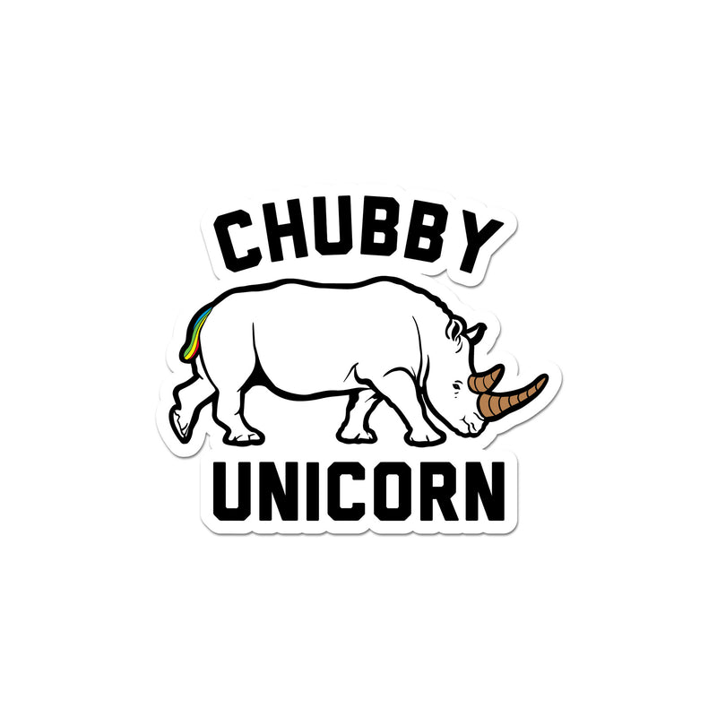 Chubby Unicorn Sticker