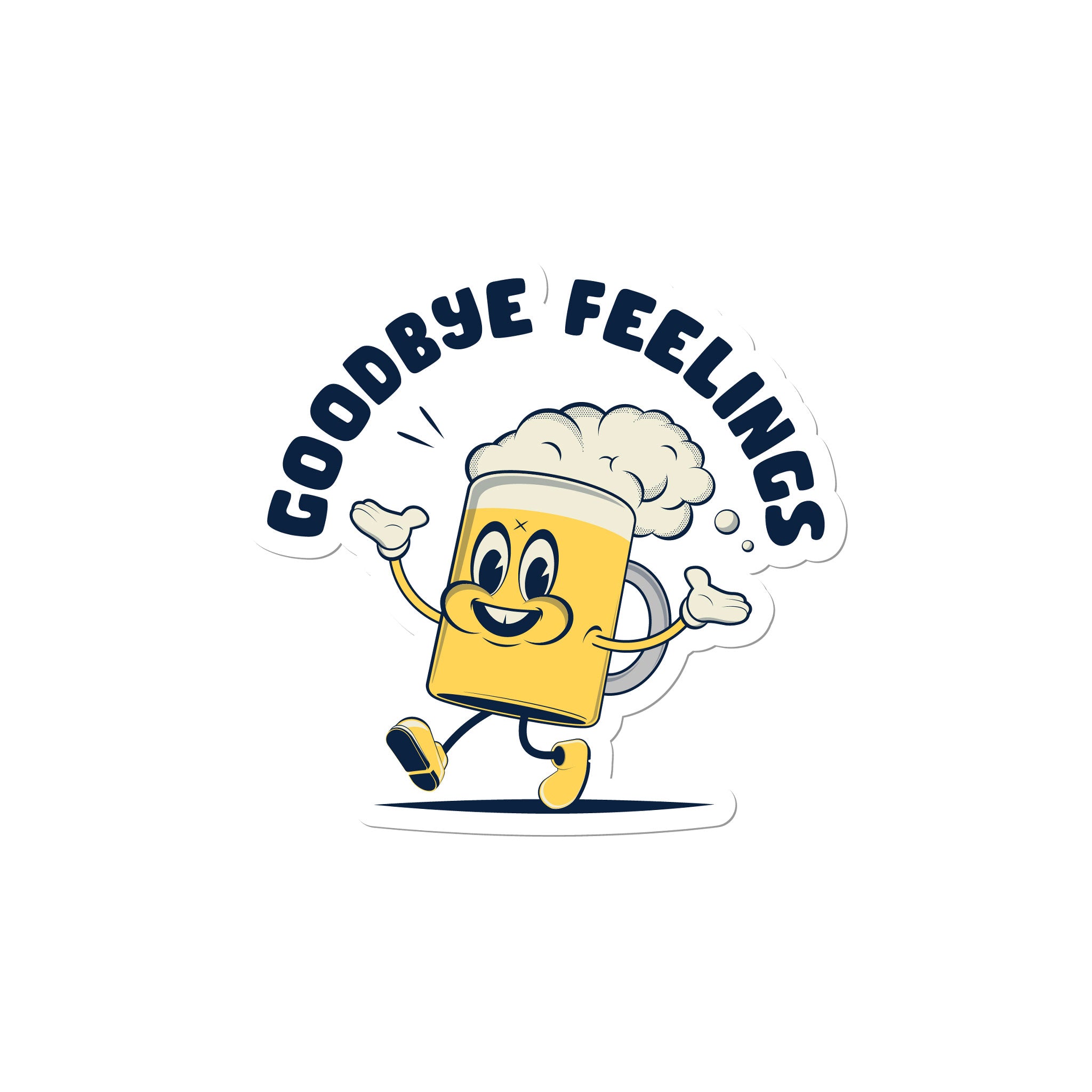 Goodbye Feelings Sticker – The Chivery