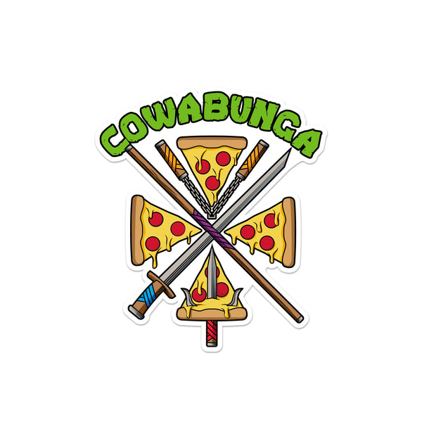 Ninja Pizza Sticker