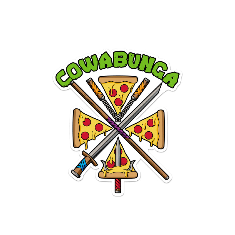 Ninja Pizza Sticker