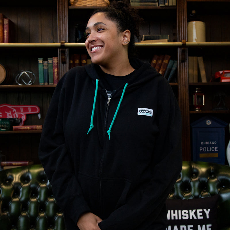 KCCO Mountain Unisex Zip-Up Hoodie