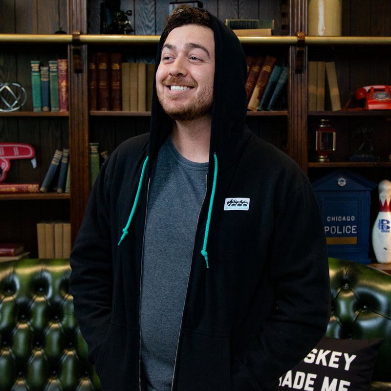 KCCO Mountain Unisex Zip-Up Hoodie