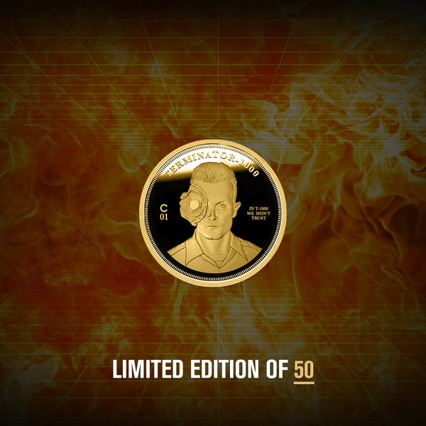 T-1000 Judgment Day Gold Coin 1/10 oz