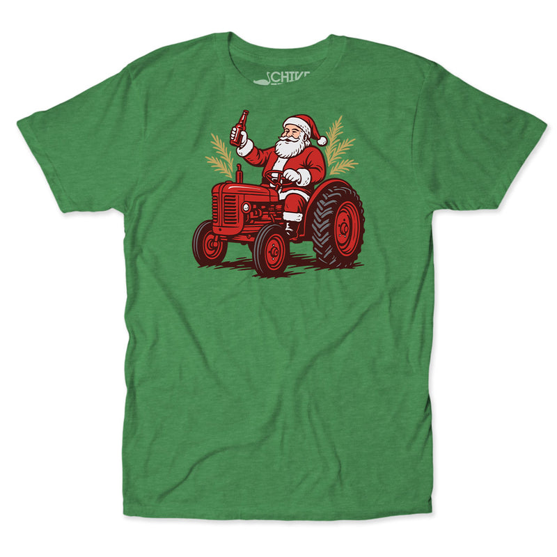 Tractor Santa Tee