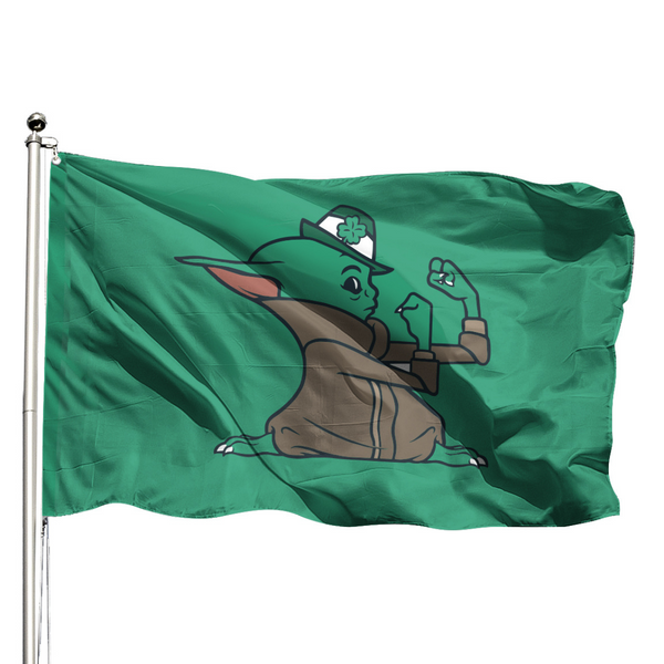 Fighting Grogu Flag