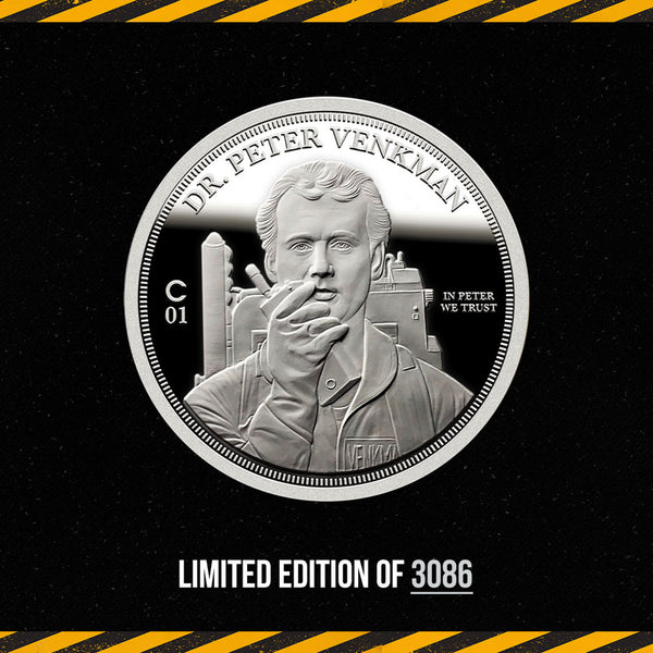 Venkman "Back Off Man I'm A Scientist" Silver Coin 1 oz