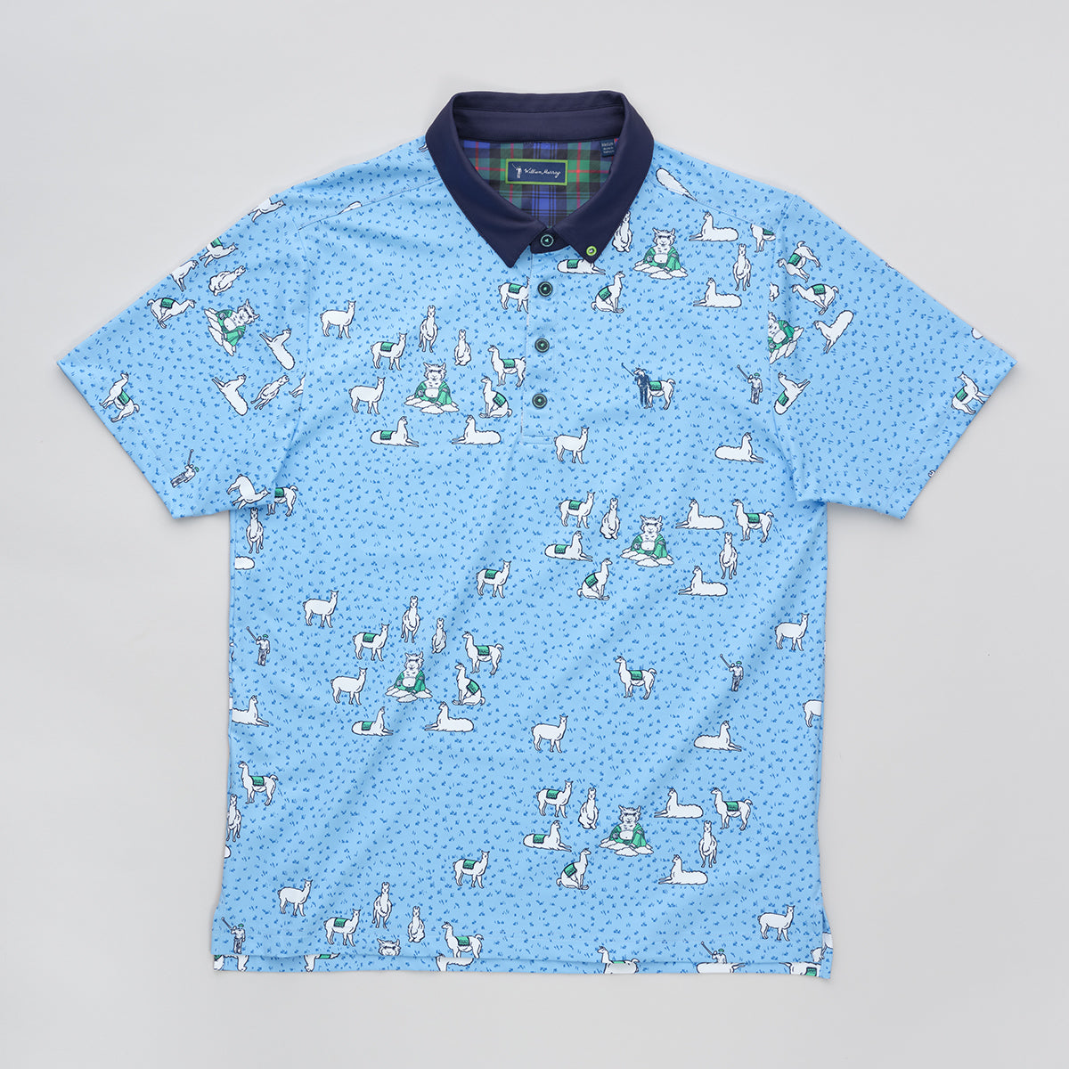 Shop William Murray Golf | The Llama Men's Polo | The Chivery