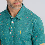 Green Blazer Groove Men's Polo