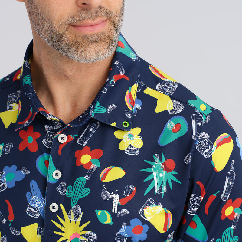 Shop William Murray' TnT Men's Polo in Navy | The Chivery
