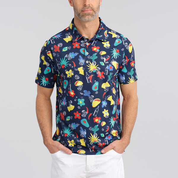 Shop William Murray' TnT Men's Polo in Navy | The Chivery