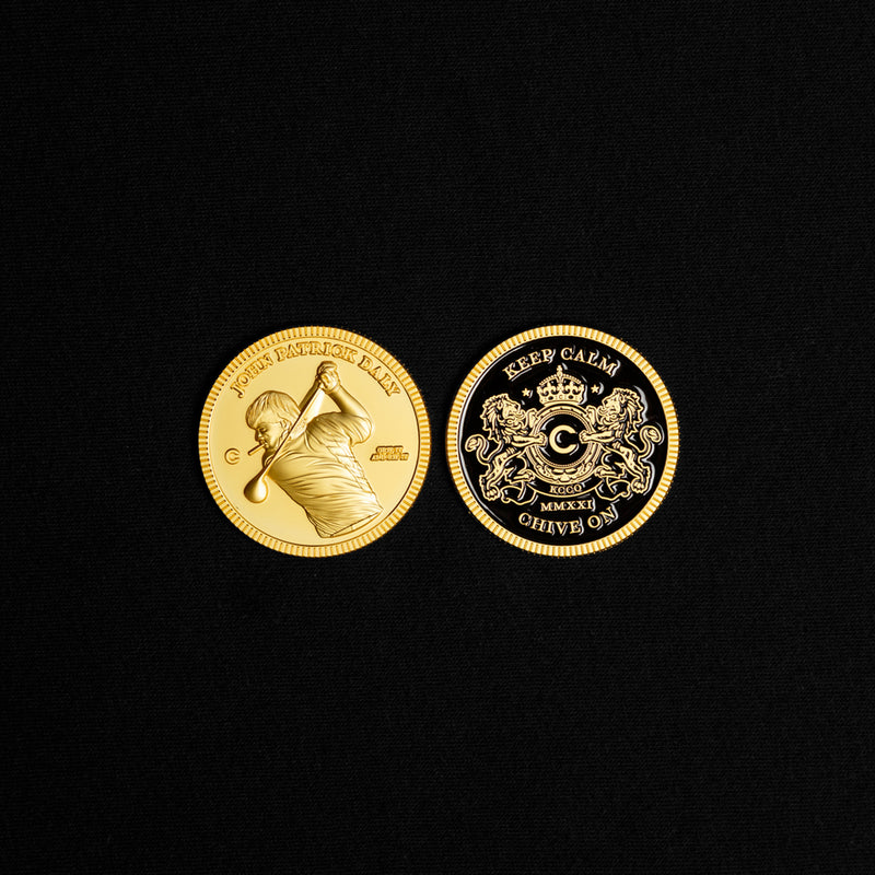 John Daly Gold Plated Ball Marker