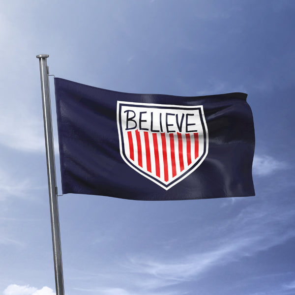 Believe Crest Flag