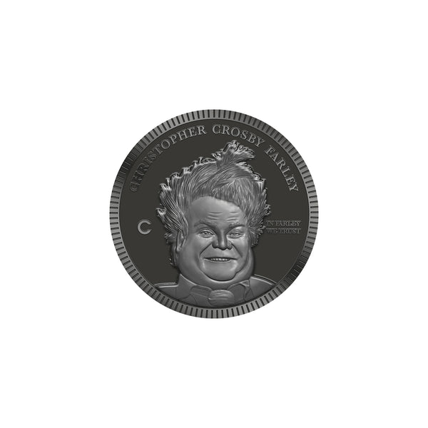 Chris Farley Black Challenge Coin