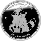 Everything Hurts Silver Coin 1/10th oz