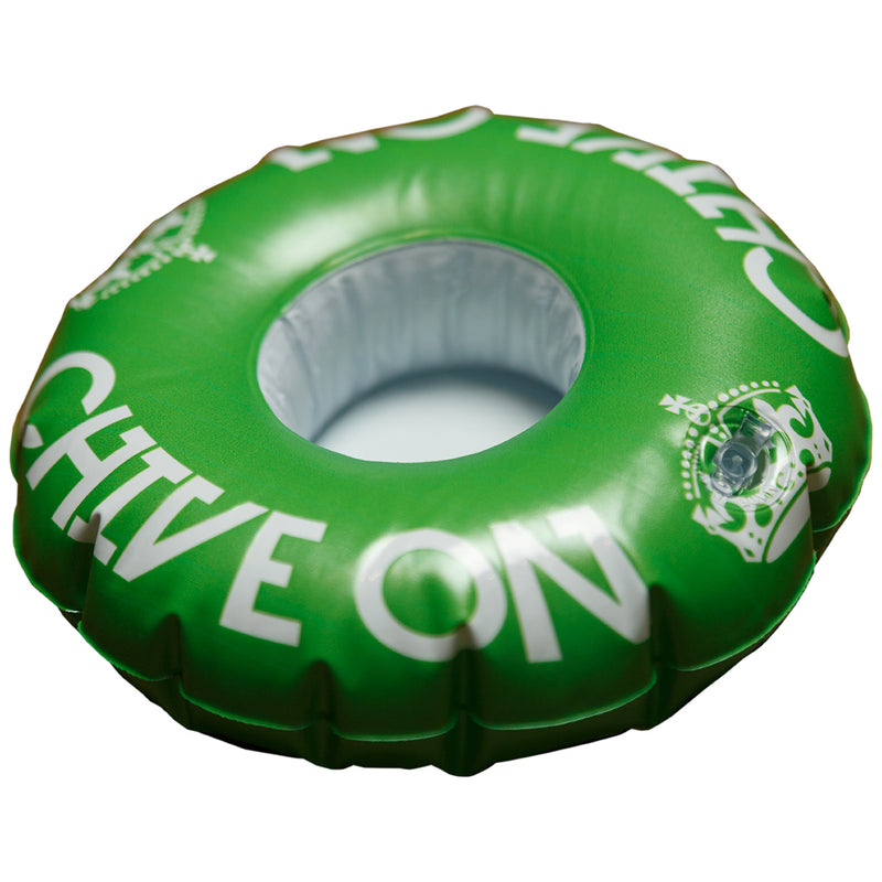 Chive On Floating Beer Hugger