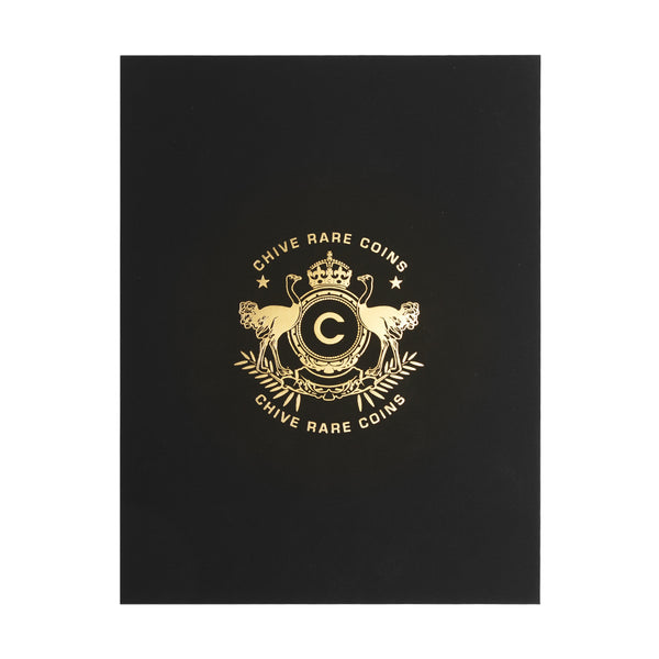 Gold Certificate of Authenticity Folder