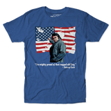 The Man In Black Ragged Old Flag Tee