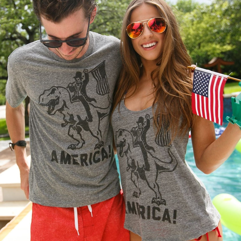 Abraham Lincoln T Rex Shirt | America Shirt – The Chivery