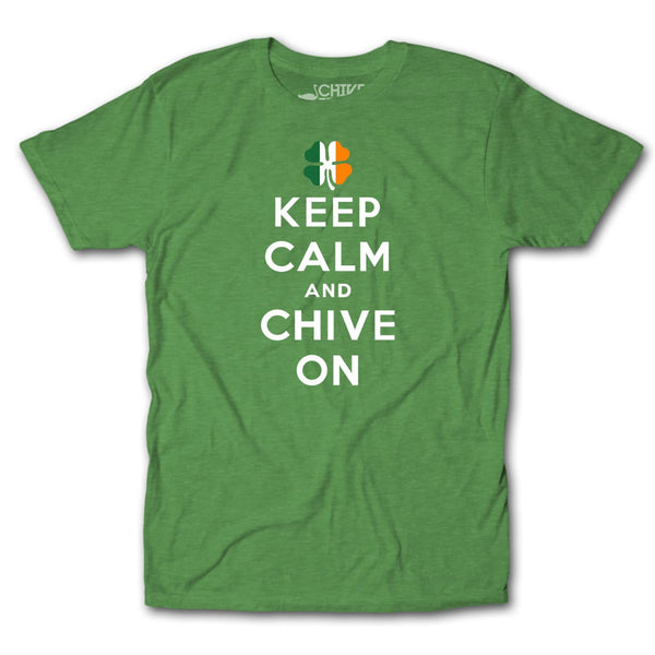 Irish Keep Calm and Chive On Tee