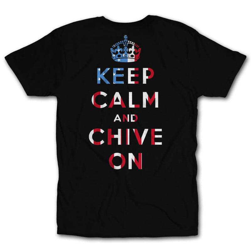 Keep Calm RWB Flag Tee