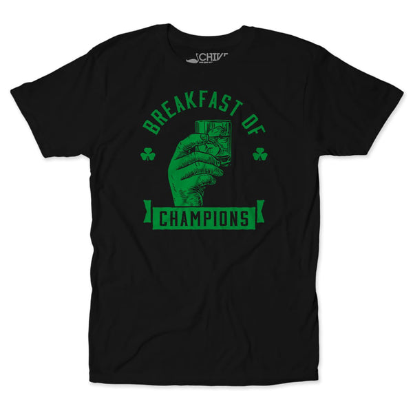 Irish Champions Green Print Tee