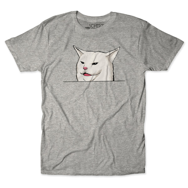 Cat At The Dinner Table Tee