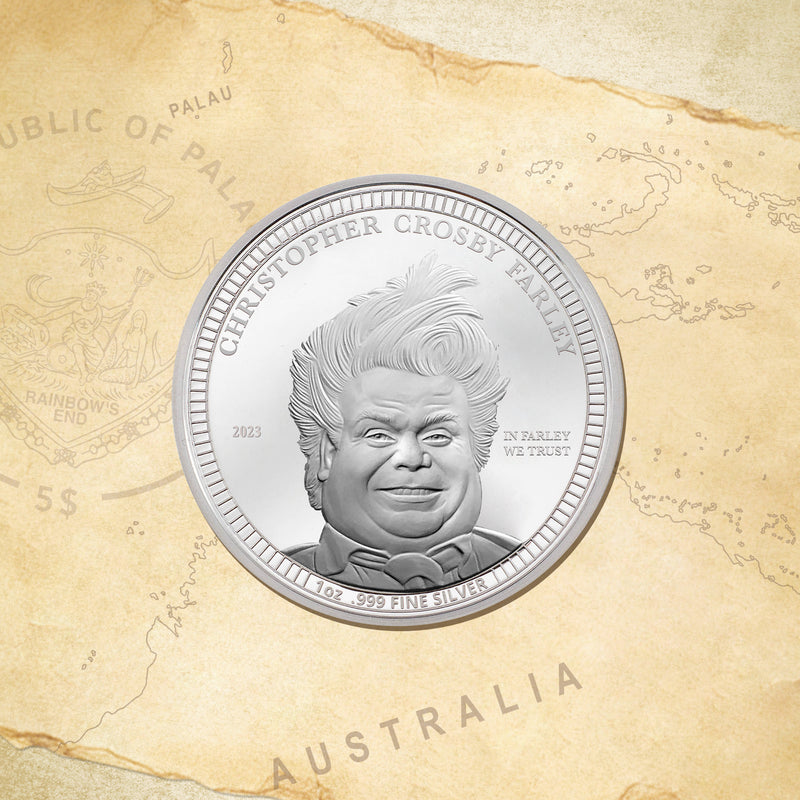 2023 Chris Farley Legal Tender Silver Coin 1 oz – The Chivery