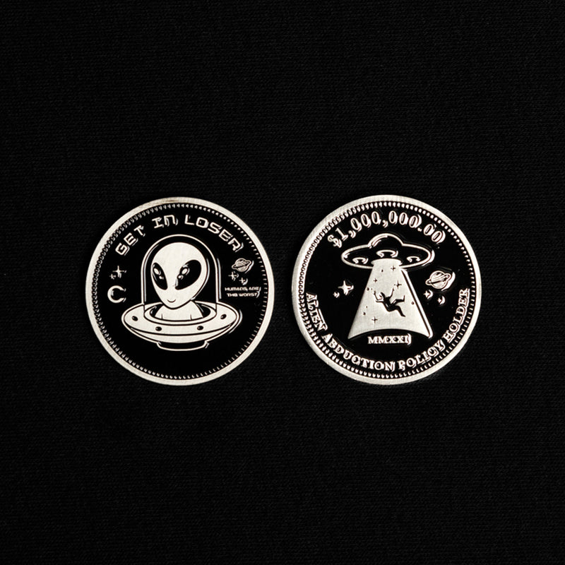 Alien Challenge Coin